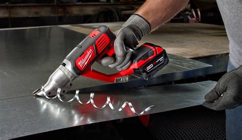 milwaukee electric sheet metal shears|milwaukee cordless metal shears.